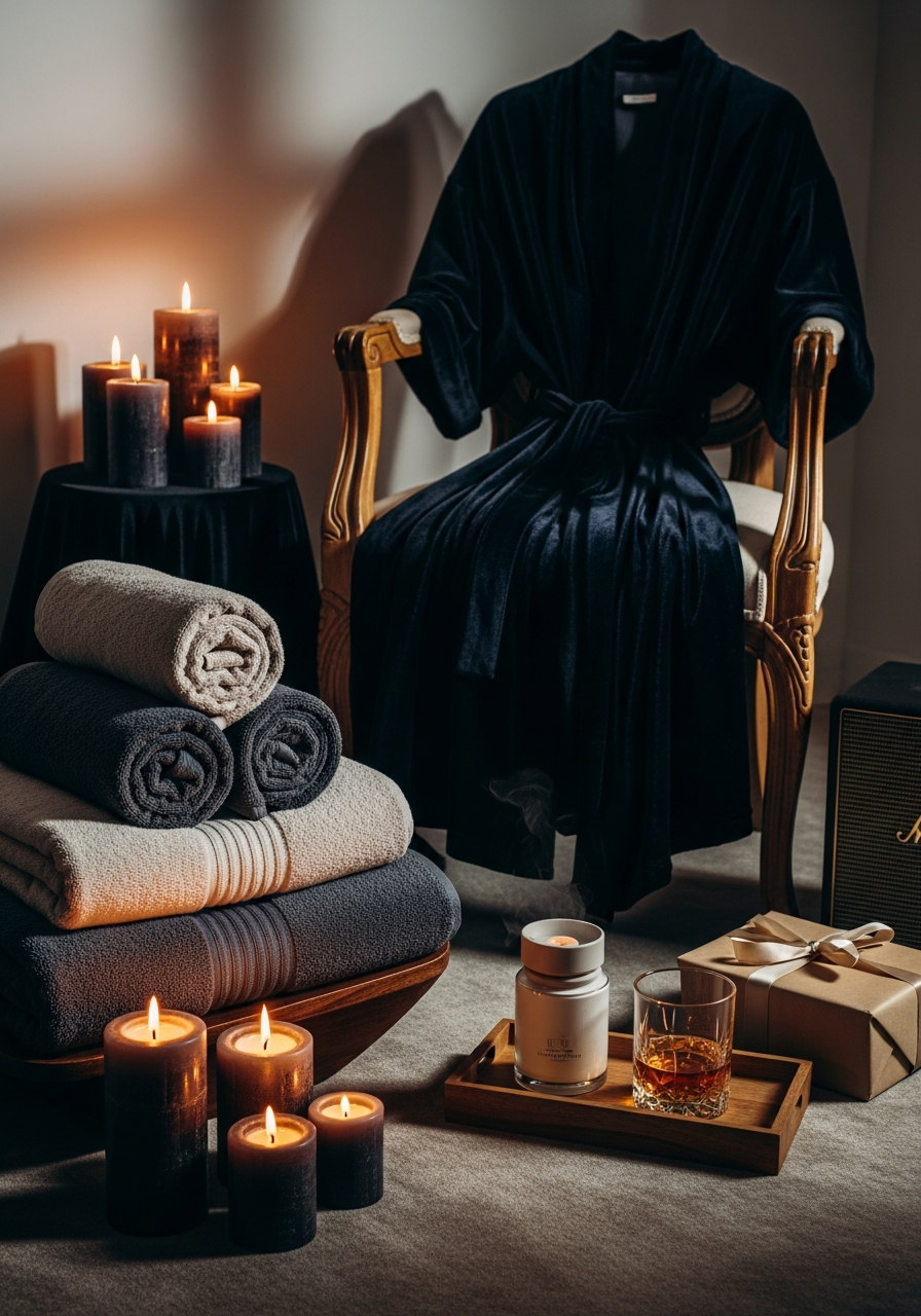 At-Home Spa Setup - 50 Best Birthday Set Up Ideas for Him