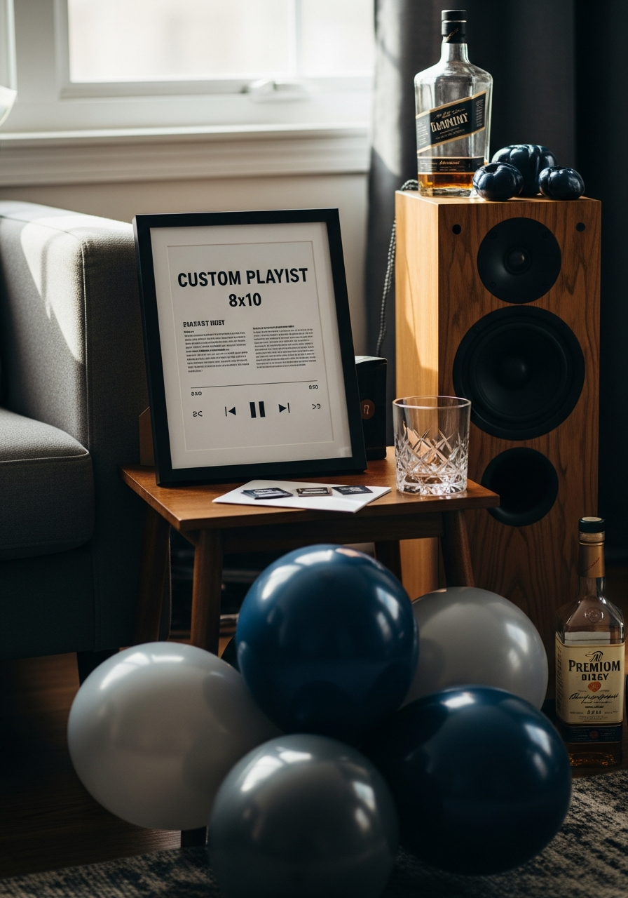 Display the Playlist Cover - 50 Best Birthday Set Up Ideas for Him
