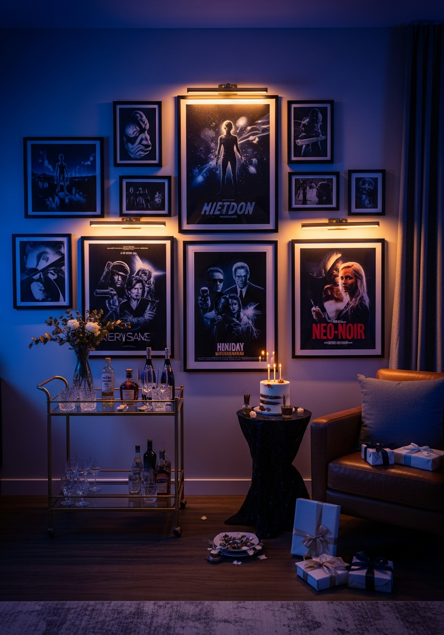 Favorite Movie Poster Theme - 50 Best Birthday Set Up Ideas for Him