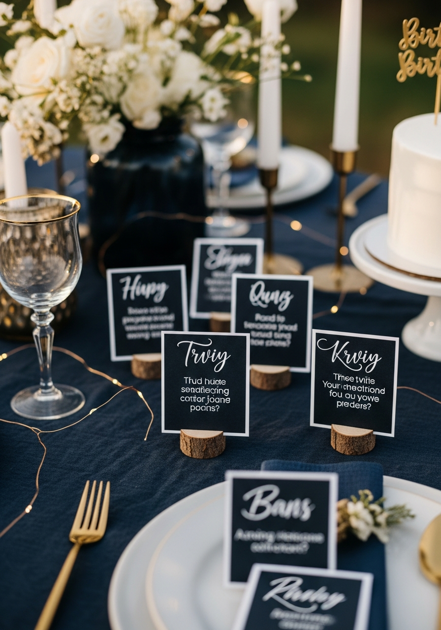 Trivia Game Setup - 50 Best Birthday Set Up Ideas for Him