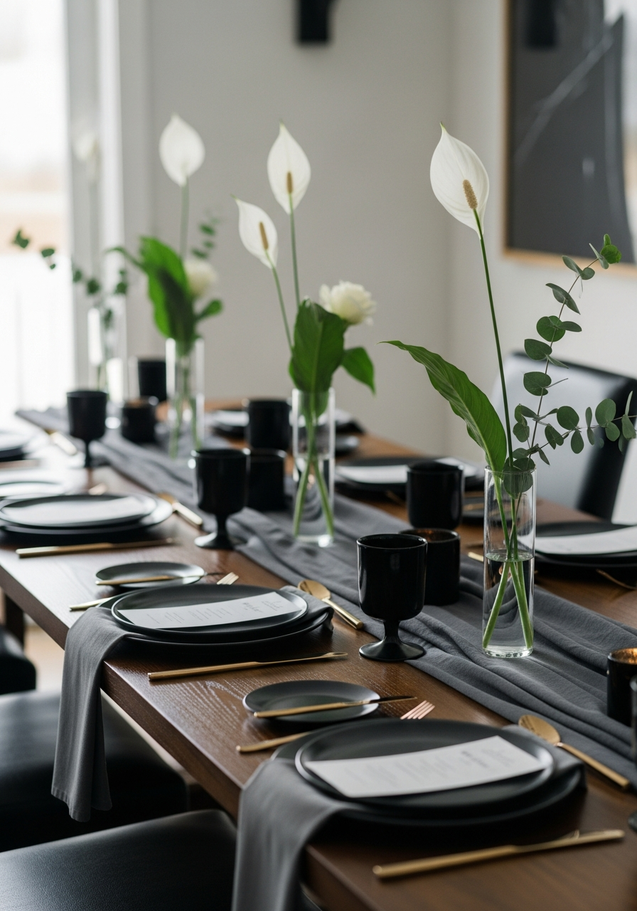 Minimal Floral Decor - 50 Best Birthday Set Up Ideas for Him