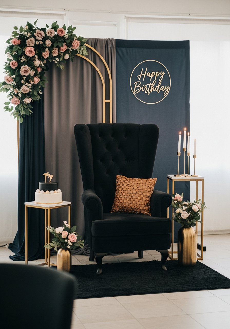 Special Seating Area - 50 Best Birthday Set Up Ideas for Him