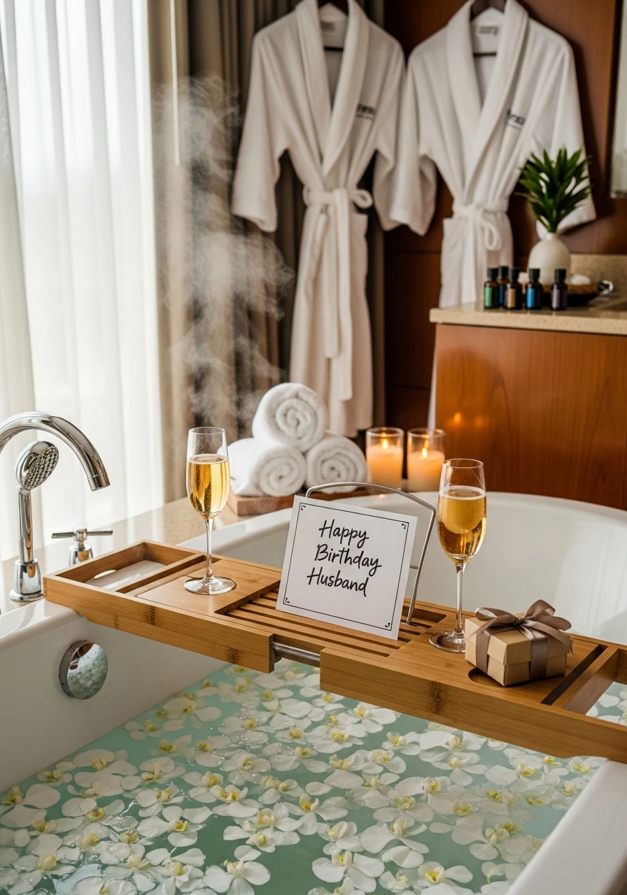 Relaxing Couple’s Spa Day - 50 Best Birthday Surprise Ideas for Husband