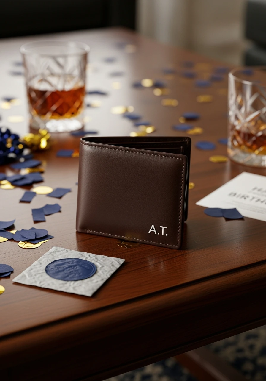 Personalized Leather Accessory - 50 Best Birthday Surprise Ideas for Husband