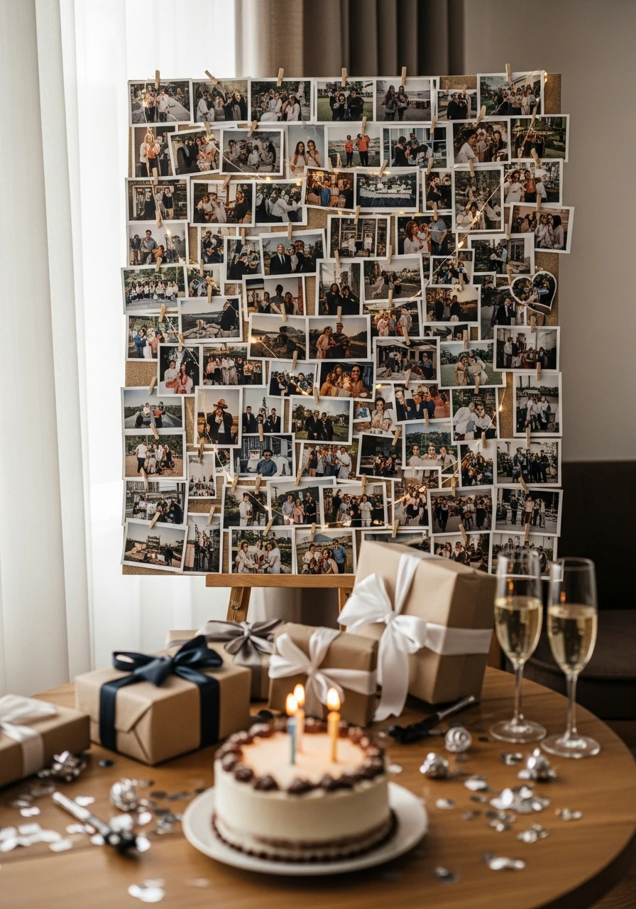 Photo Collage Of Memories - 50 Best Birthday Surprise Ideas for Husband