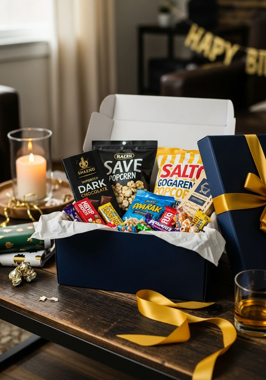 Box Of Favorite Treats - 50 Best Birthday Surprise Ideas for Husband