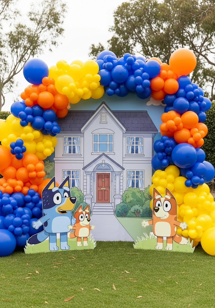 Bluey Photo Backdrop - 50 Best Bluey Birthday Party Ideas for a Fun Celebration
