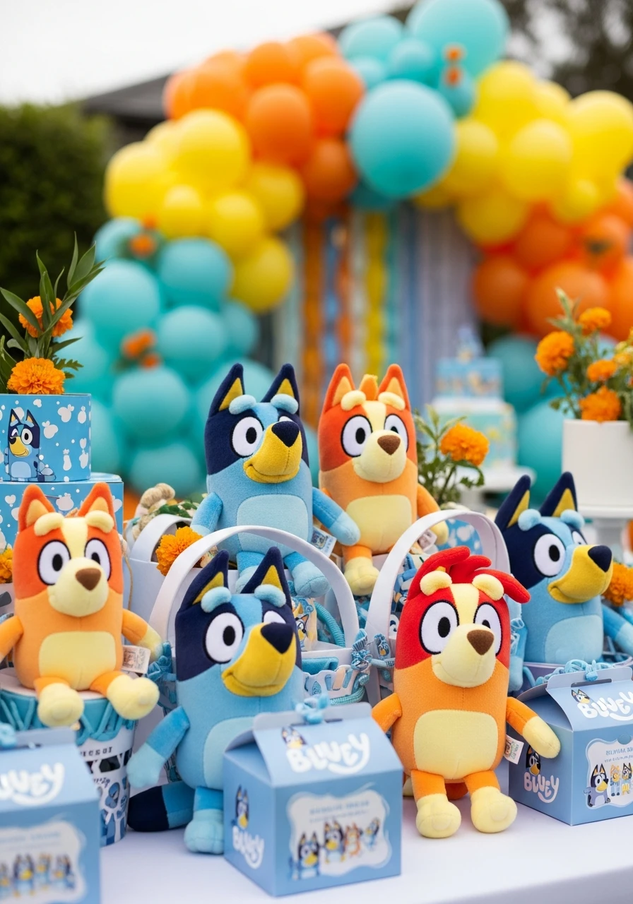 Mini Plush Toys - 50 Best Bluey Birthday Party Ideas for a Fun Celebration