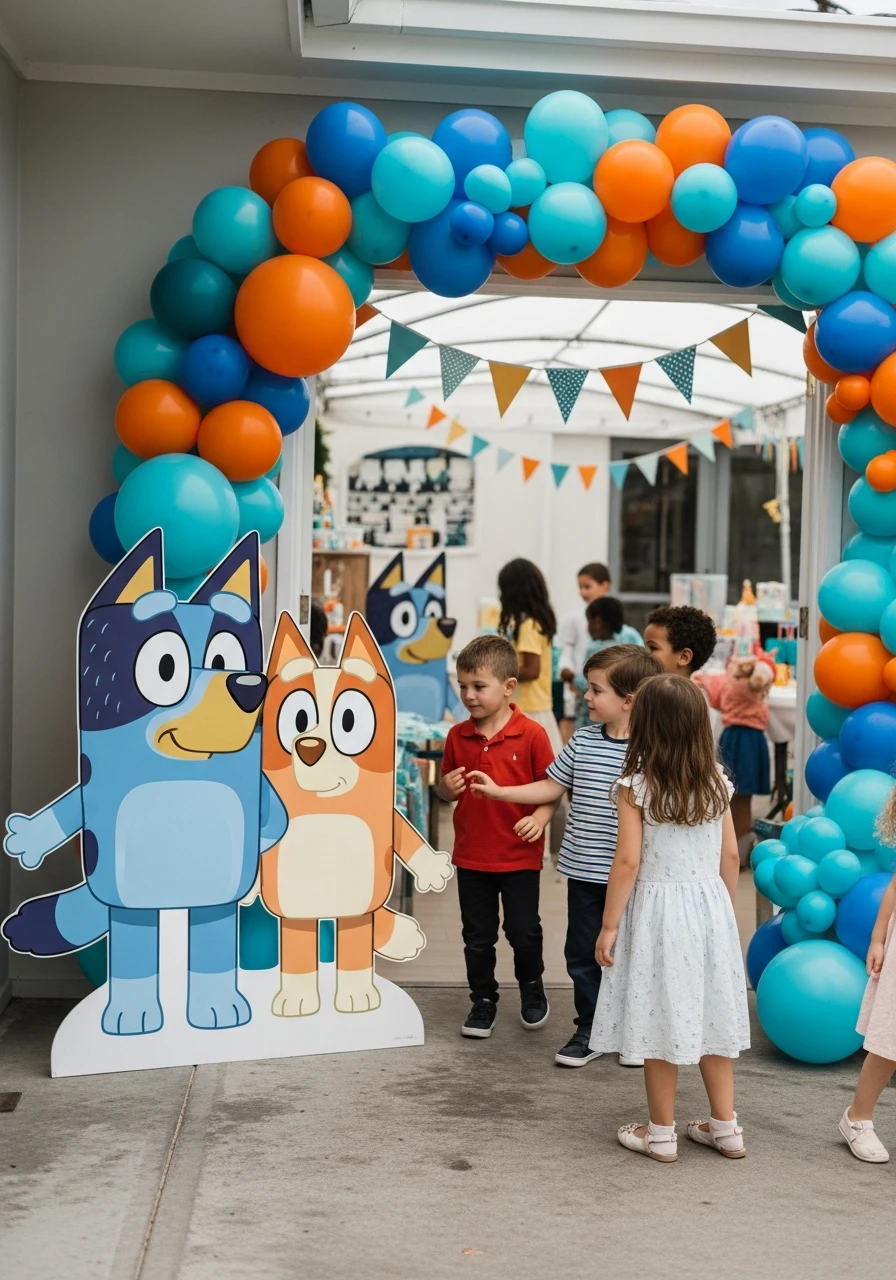 Life-Size Character Cutouts - 50 Best Bluey Birthday Party Ideas for a Fun Celebration