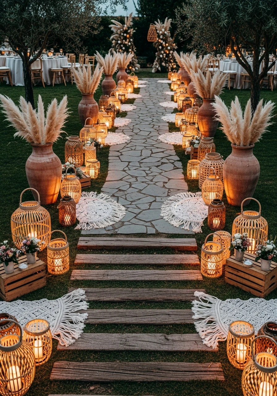 Guide Guests with Glowing Lanterns - 40 Must-Have Boho Party Decorations for Every Host
