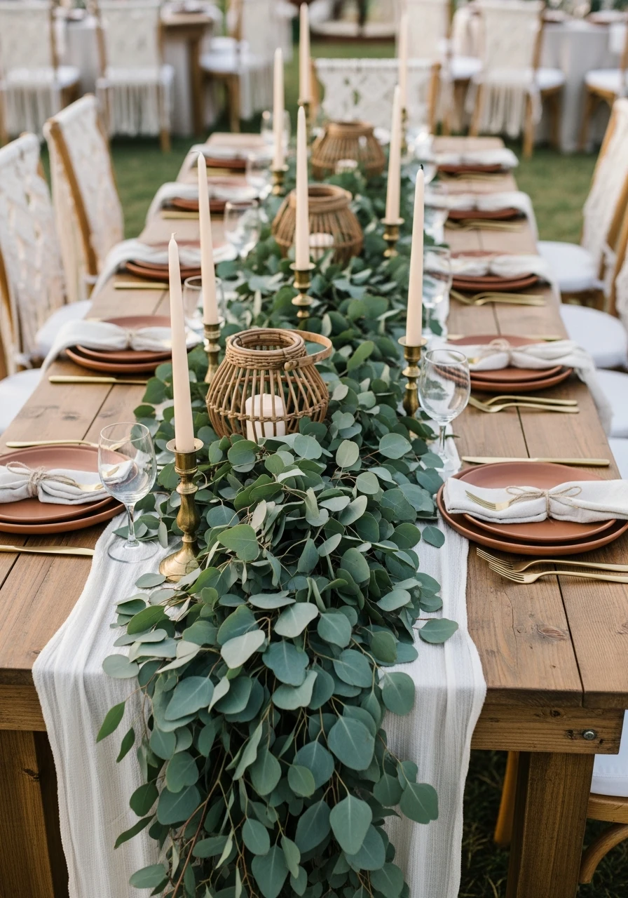 Eucalyptus Garland - 40 Must-Have Boho Party Decorations for Every Host