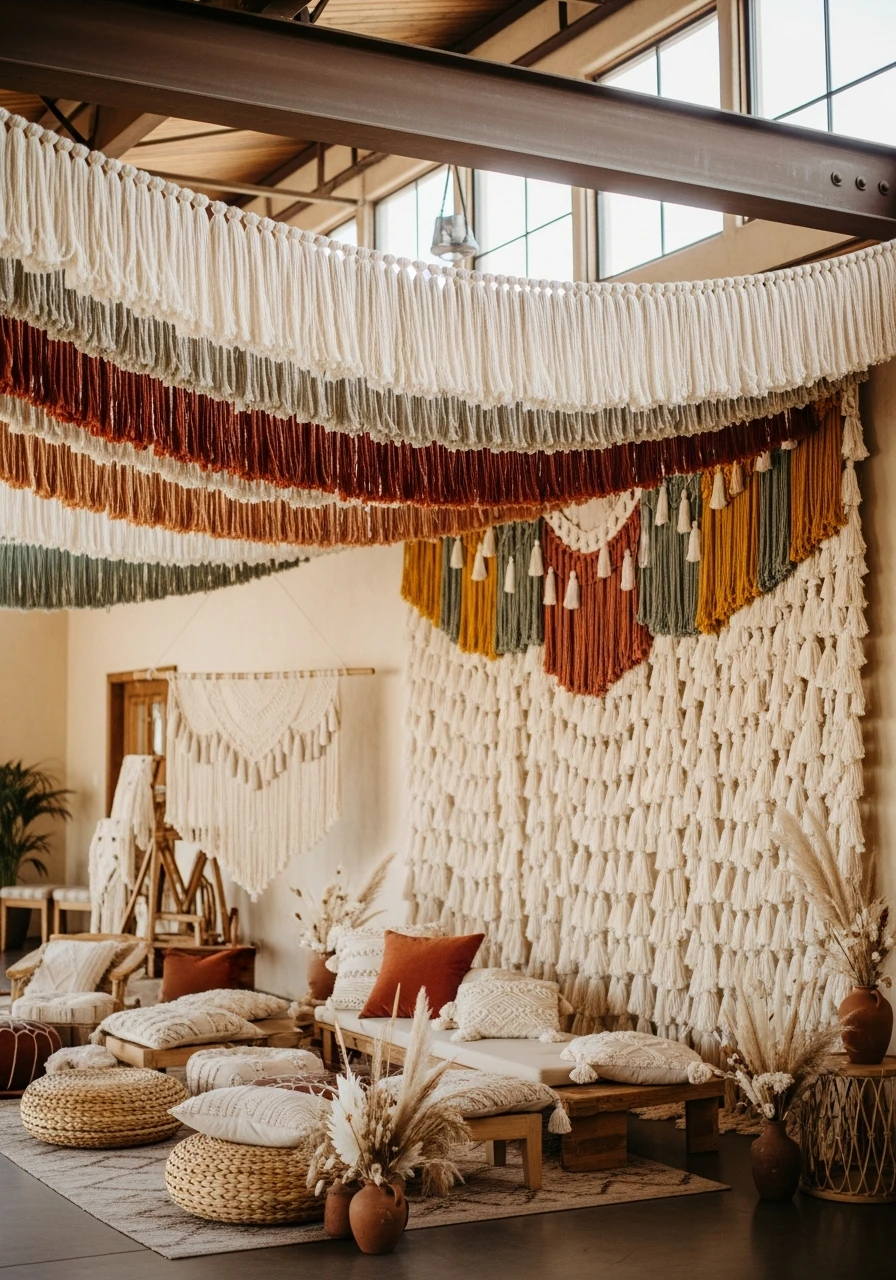 Tassel Garlands - 40 Must-Have Boho Party Decorations for Every Host