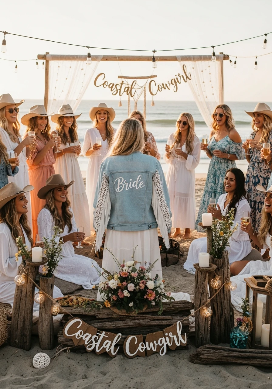 Bride's Fringe Jacket - Coastal Cowgirl Bachelorette Ideas: Your Ultimate Guide