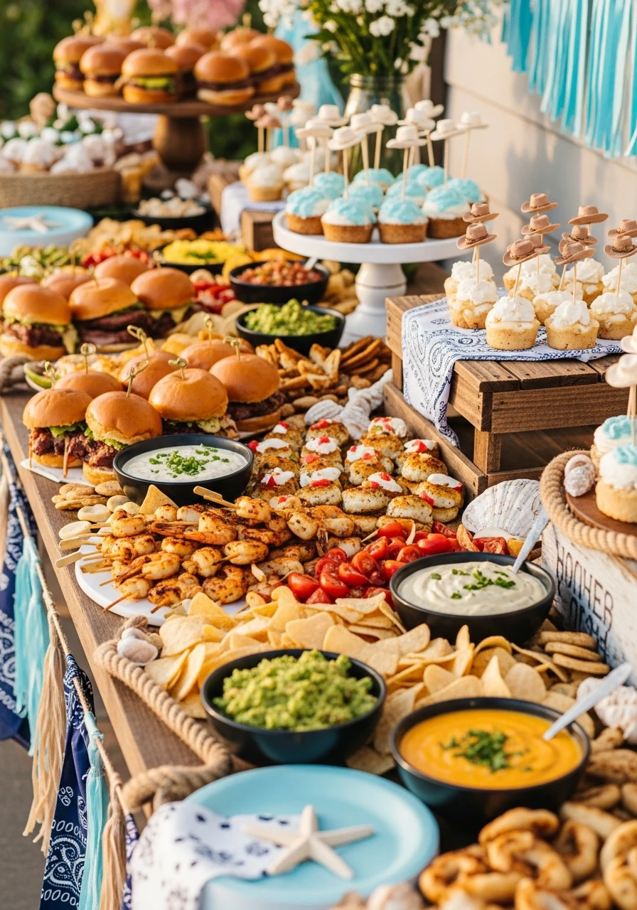Themed Snack Bar - Coastal Cowgirl Bachelorette Ideas: Your Ultimate Guide