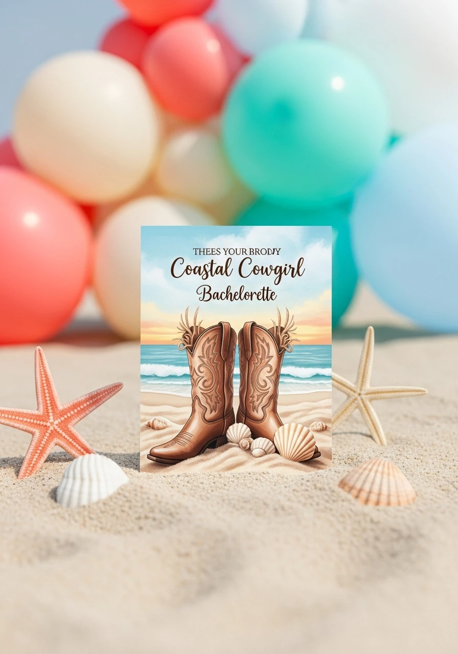 Send Themed Invitations - Coastal Cowgirl Bachelorette Ideas: Your Ultimate Guide