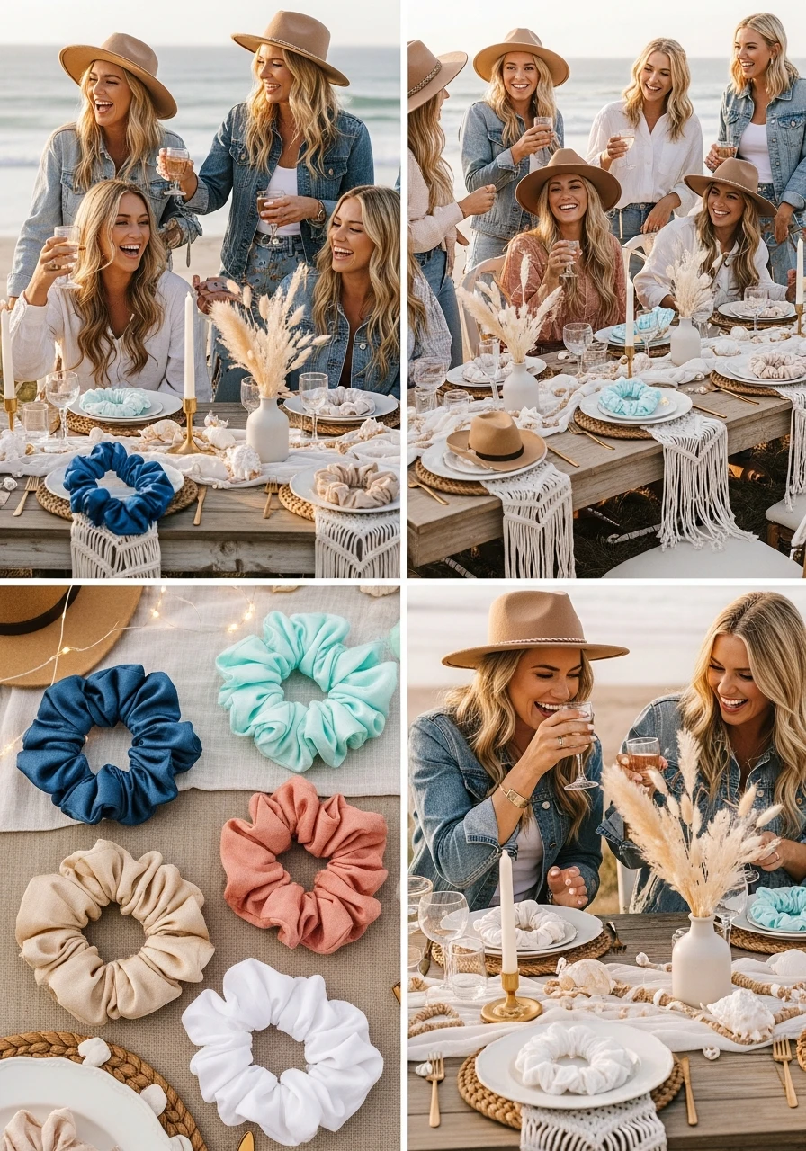 Scrunchie Favors - Coastal Cowgirl Bachelorette Ideas: Your Ultimate Guide