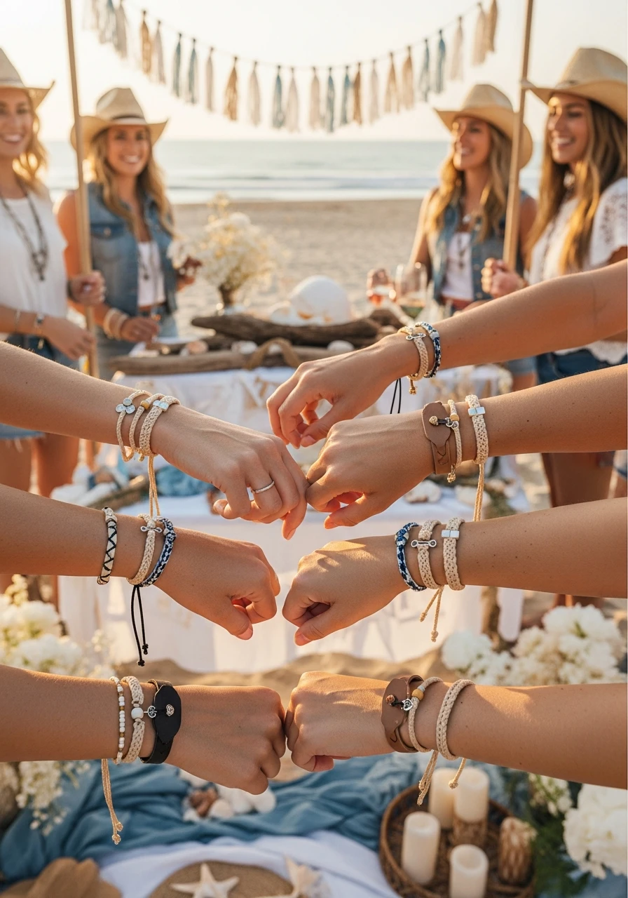 Themed Wristbands - Coastal Cowgirl Bachelorette Ideas: Your Ultimate Guide