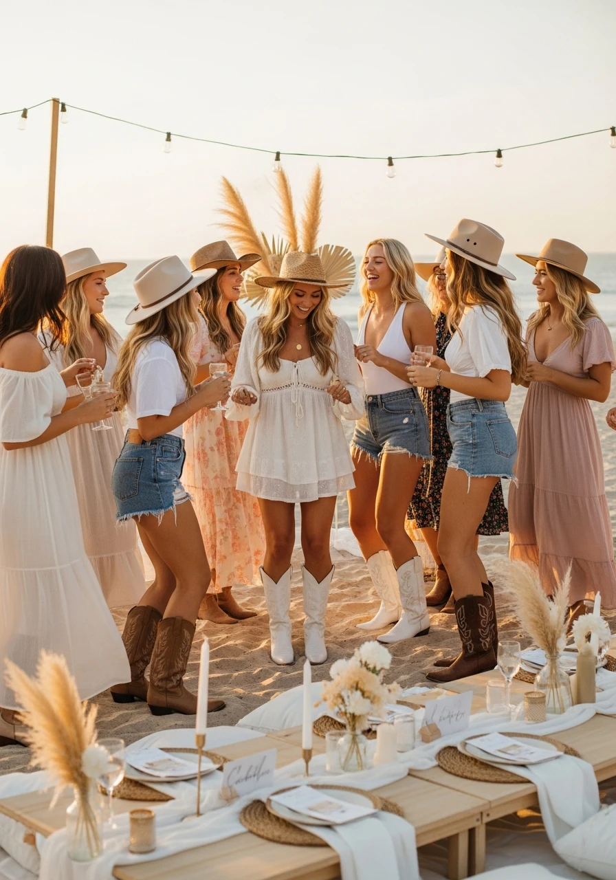 Boots and Beachwear Outfits - Coastal Cowgirl Bachelorette Ideas: Your Ultimate Guide