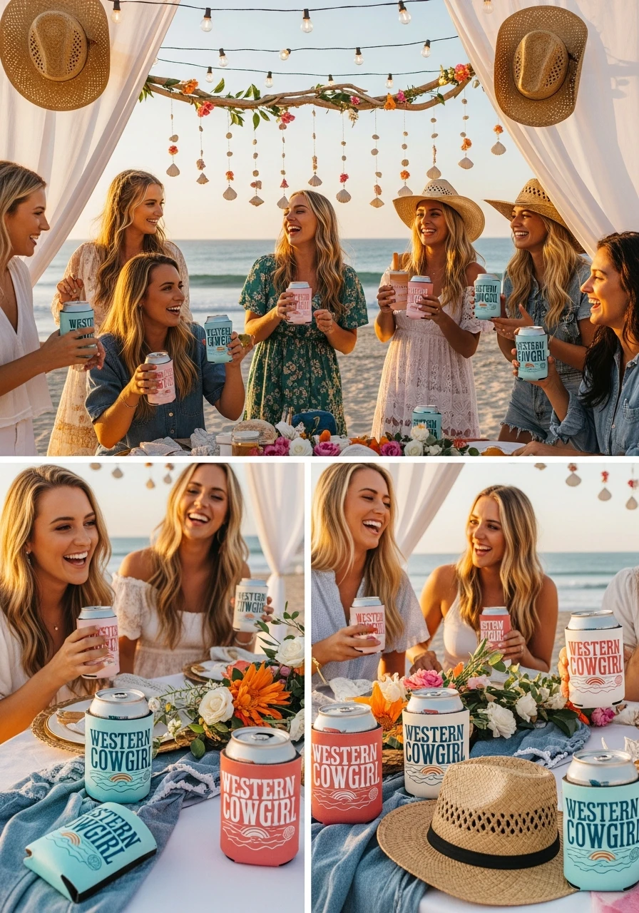 Custom Drink Coolers - Coastal Cowgirl Bachelorette Ideas: Your Ultimate Guide