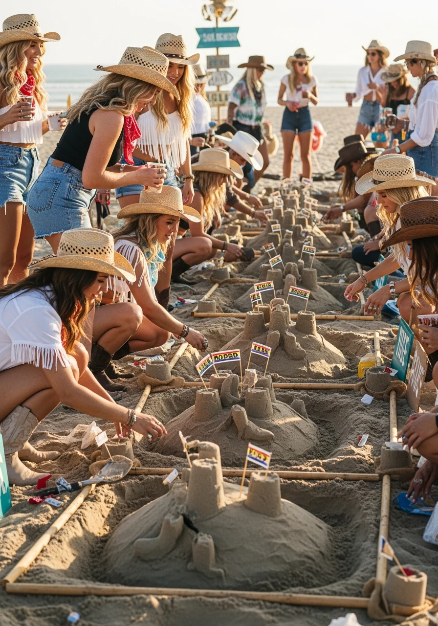 Sandcastle Rodeo Contest - Coastal Cowgirl Bachelorette Ideas: Your Ultimate Guide