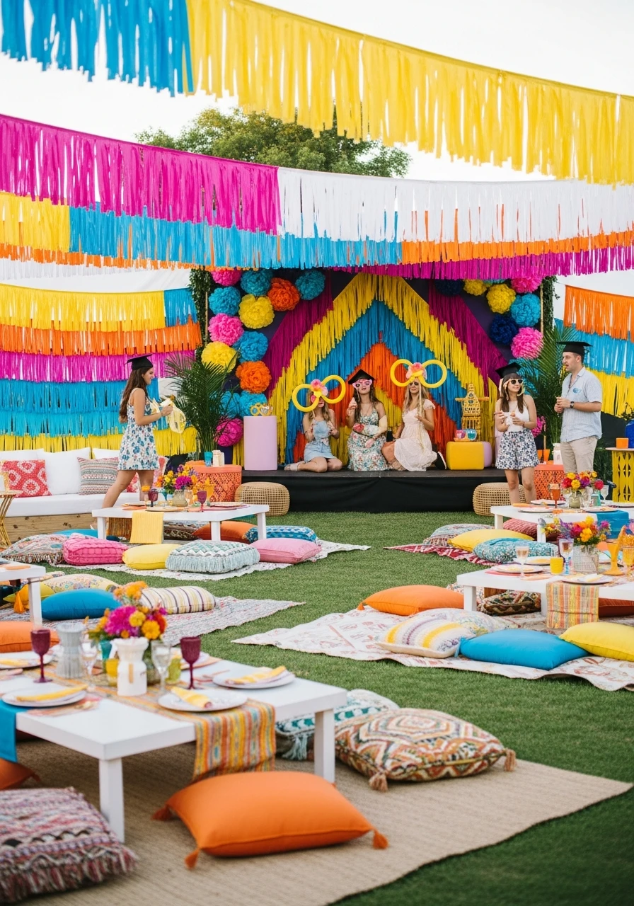 Gradchella Festival Fun - College Graduation Party Ideas