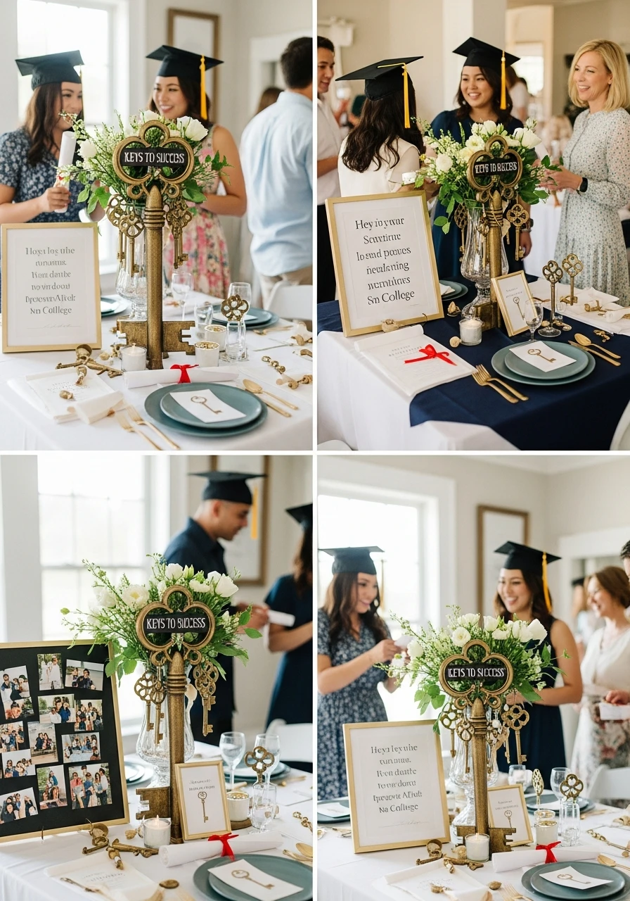 Keys to Success Party - College Graduation Party Ideas