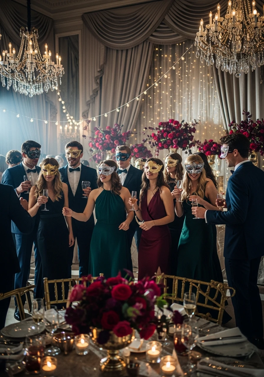 Masquerade Graduation Night - College Graduation Party Ideas