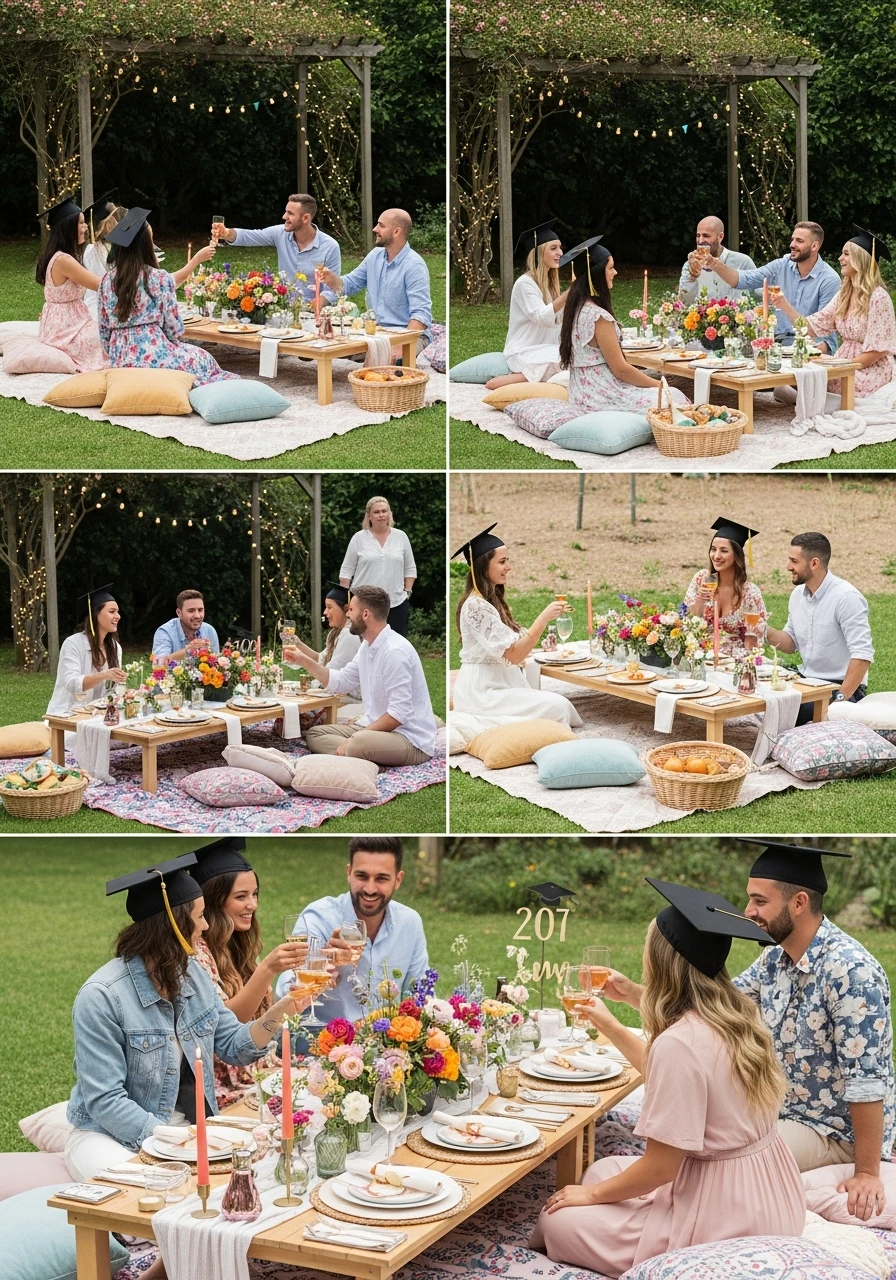 Garden Picnic Party - College Graduation Party Ideas