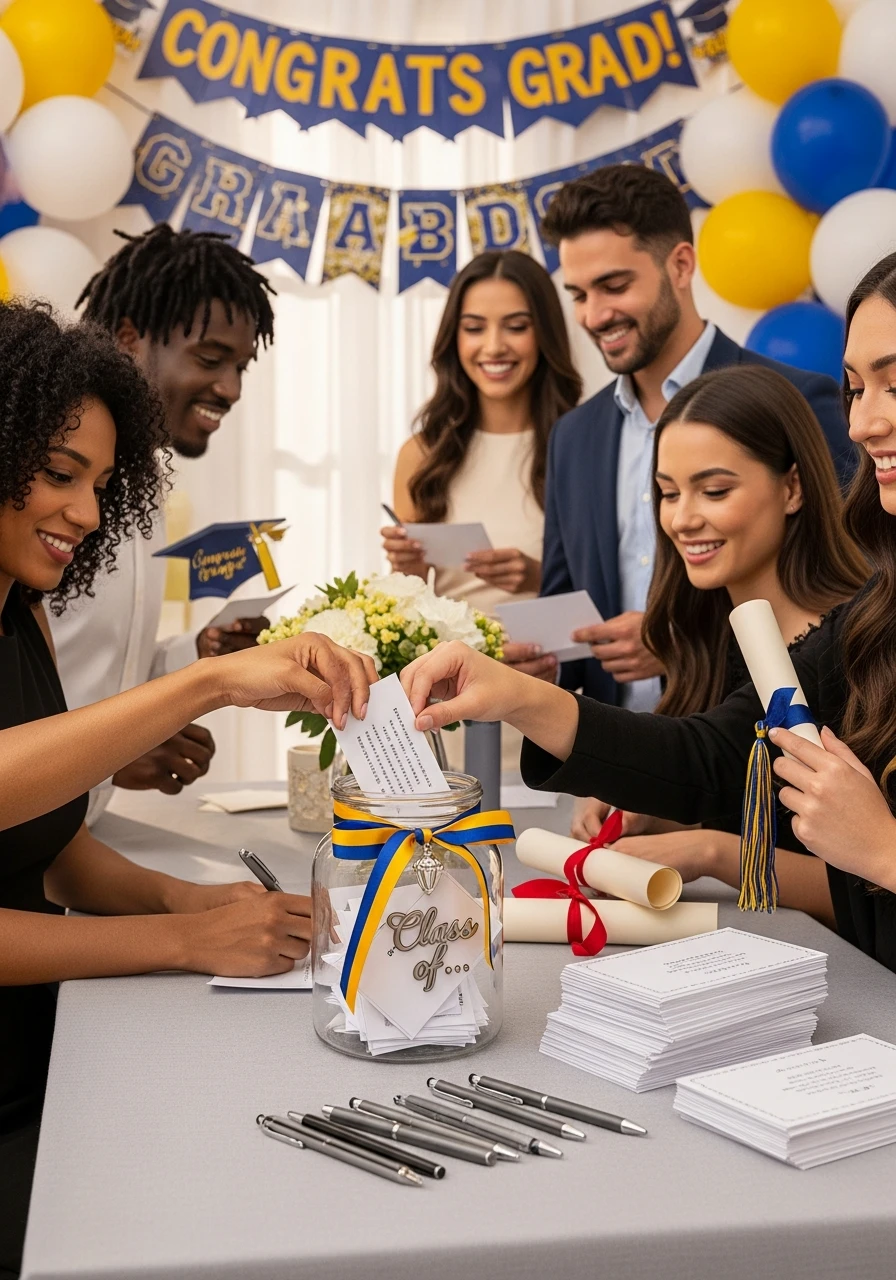 Memory Jar Advice Cards - College Graduation Party Ideas