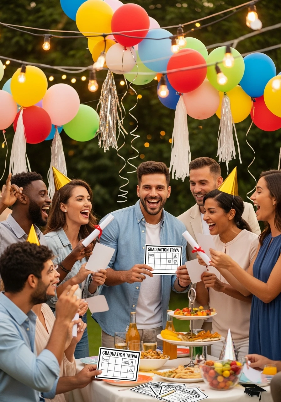 Graduation Trivia Game - College Graduation Party Ideas