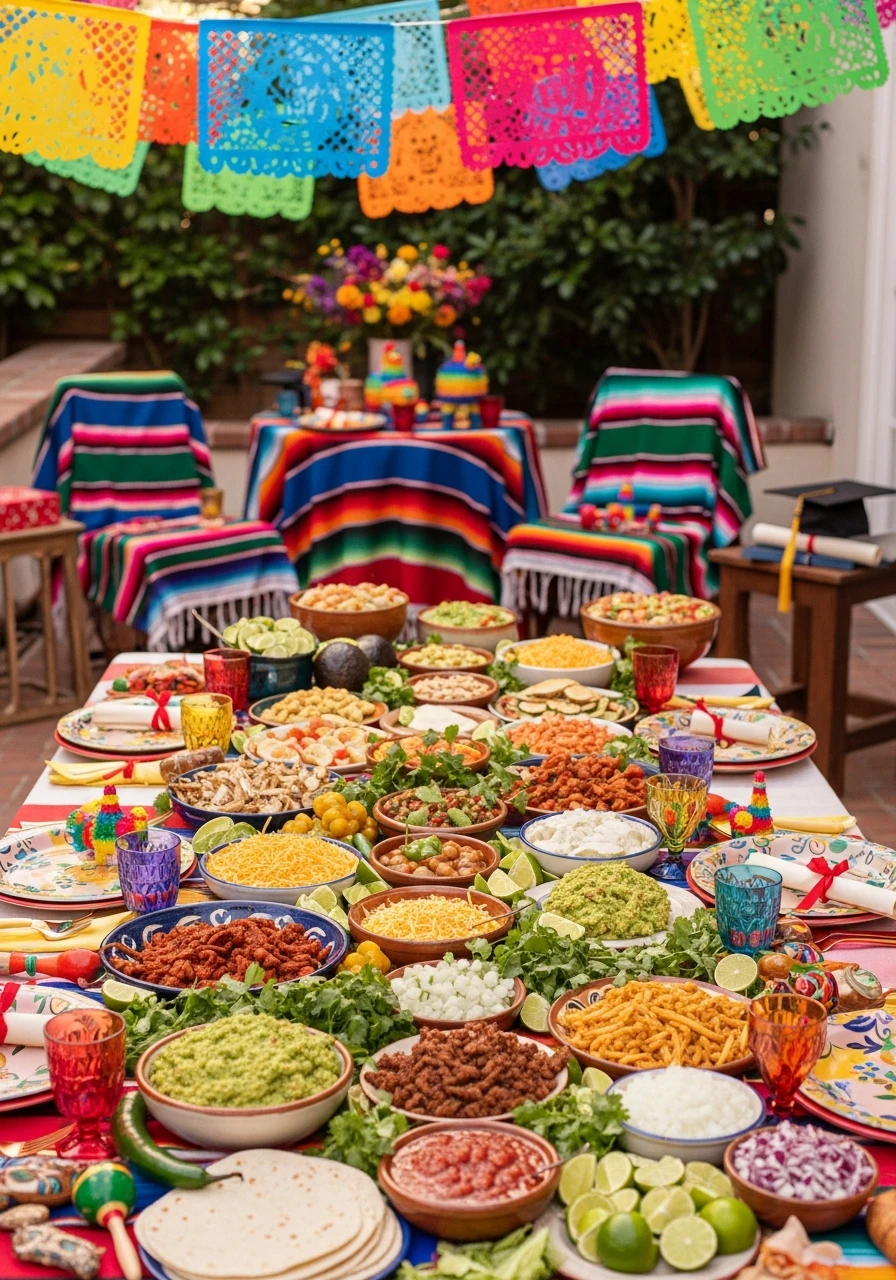 Taco Fiesta Fun - College Graduation Party Ideas