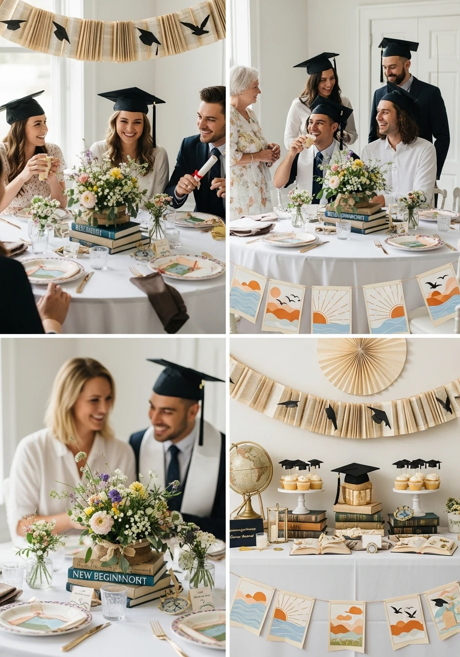 Next Chapter Book Theme - College Graduation Party Ideas