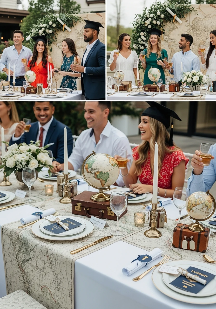 Passport Invitation Theme - College Graduation Party Ideas