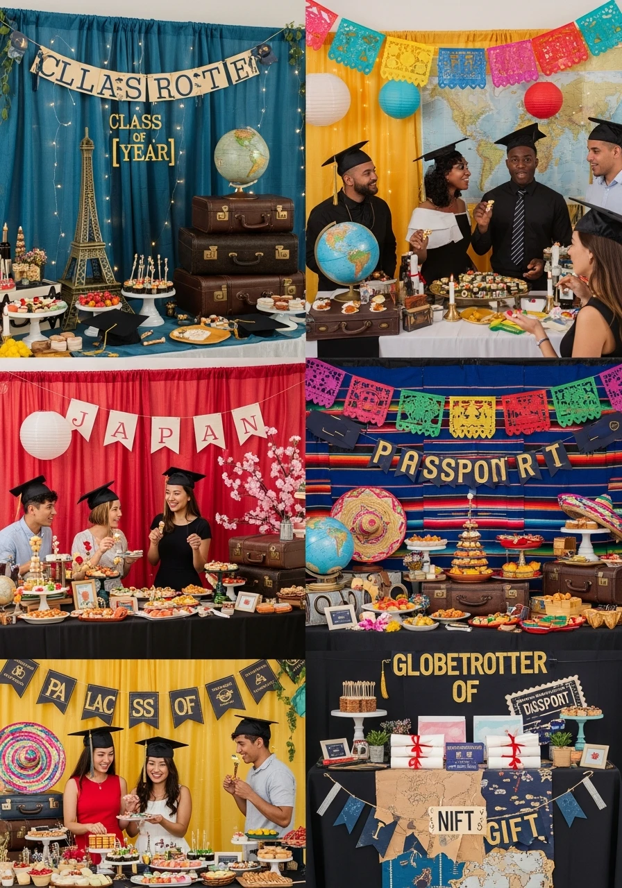 Globetrotter Graduation Bash - College Graduation Party Ideas