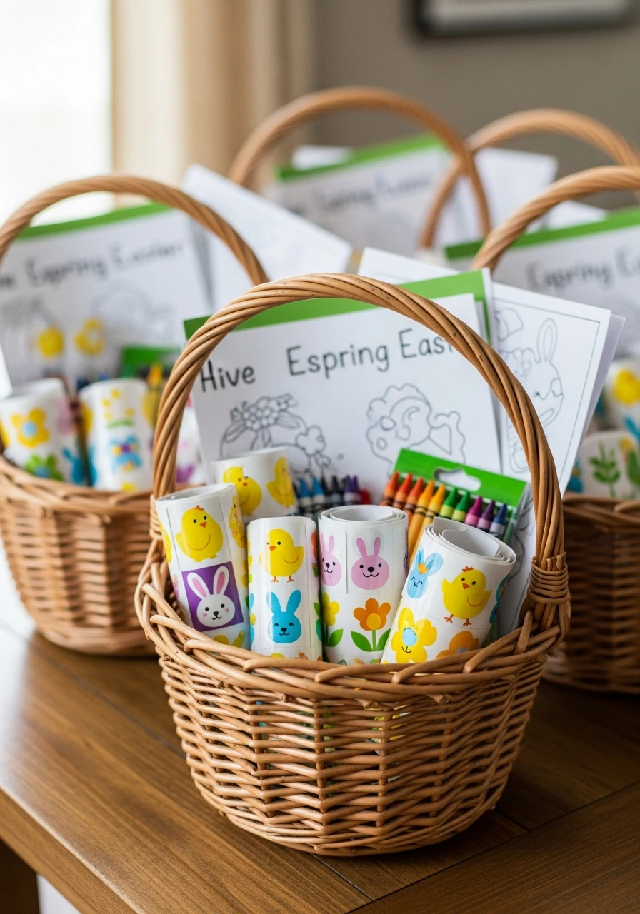 Themed Sticker Fun - 50 Creative Easter Basket Ideas for Everyone