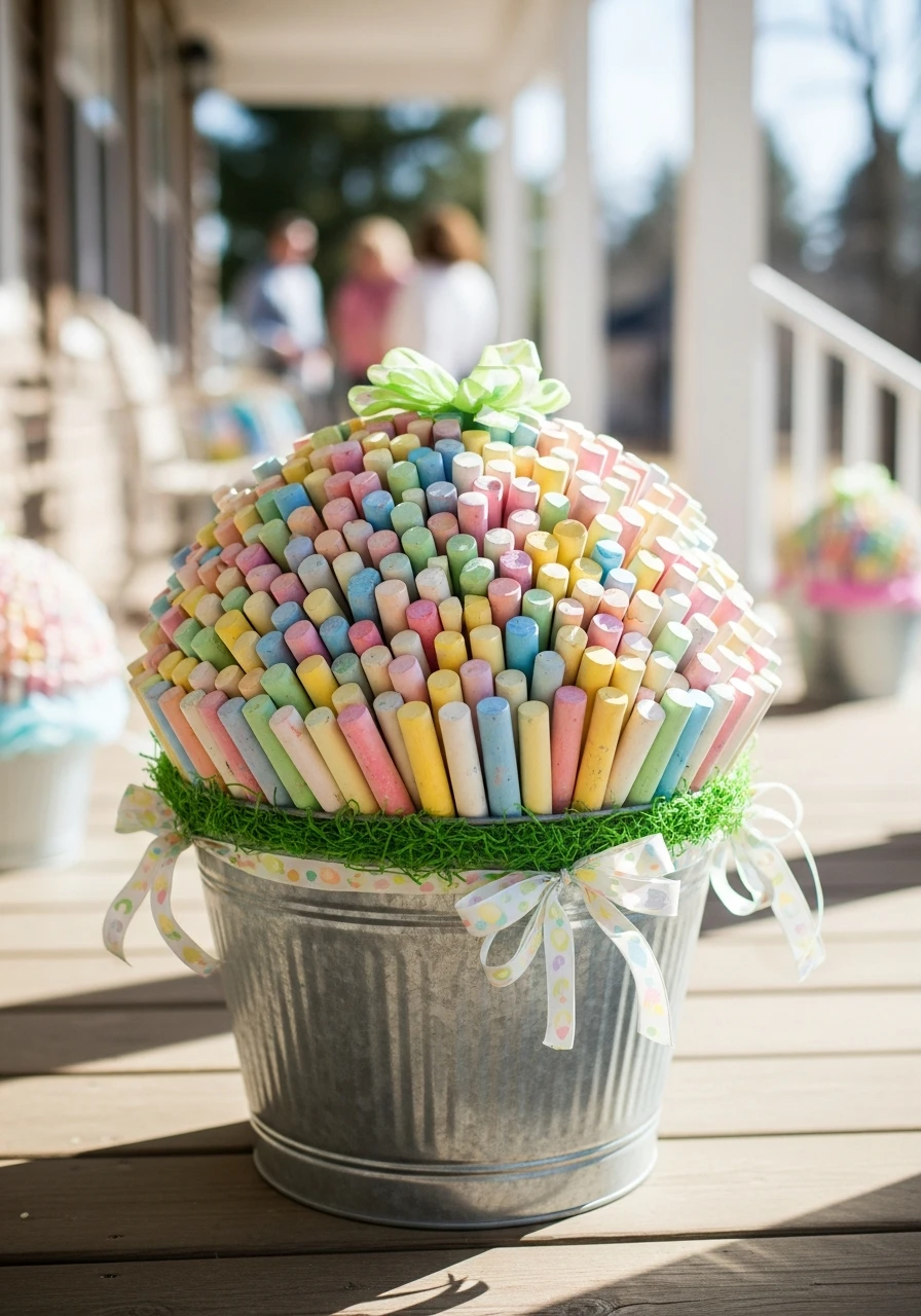 Art for the Driveway - 50 Creative Easter Basket Ideas for Everyone