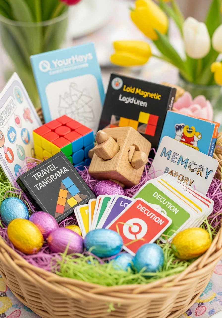 Brainy Puzzles and Games - 50 Creative Easter Basket Ideas for Everyone