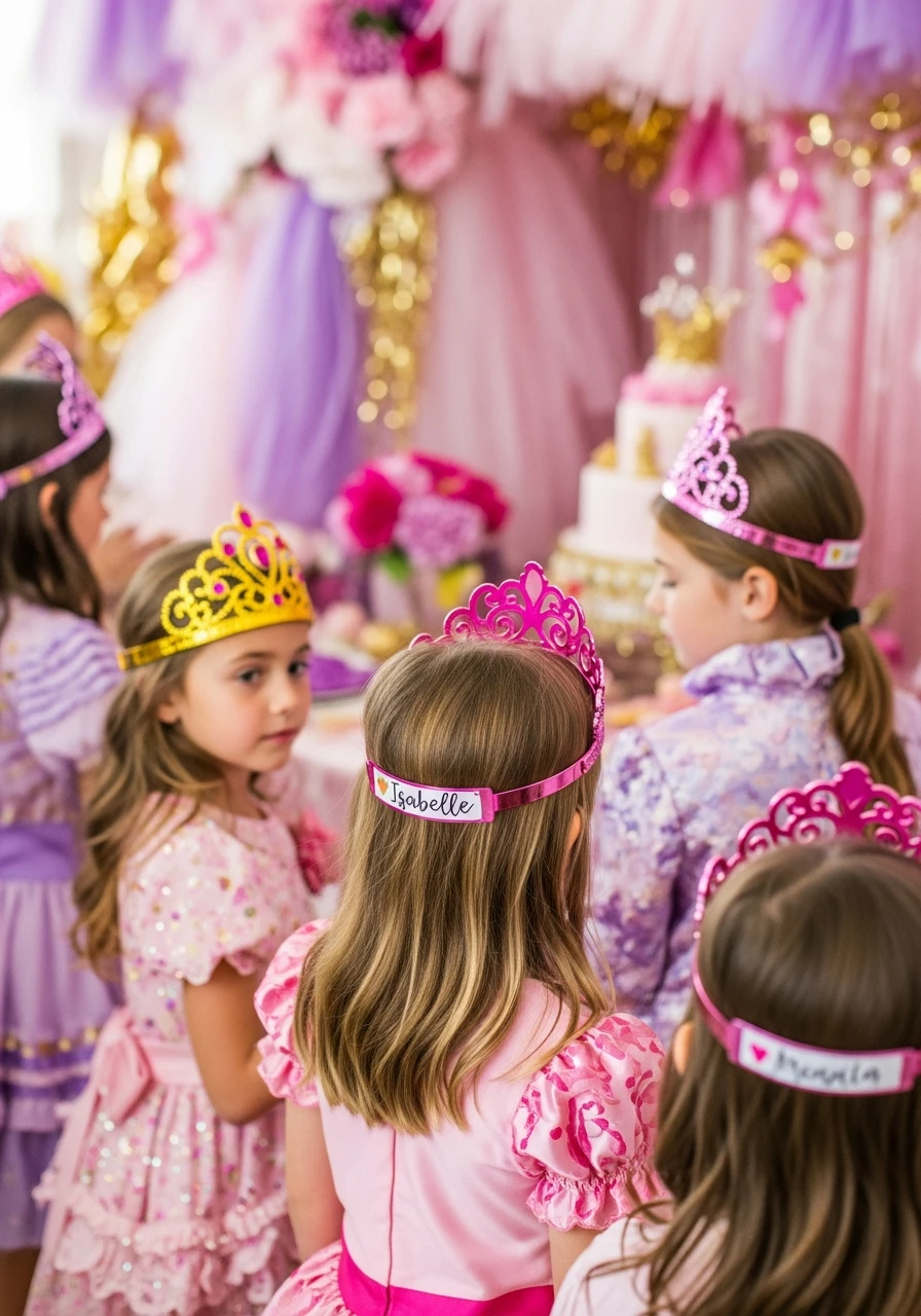Guest Tiaras with Names - Fancy Nancy birthday party ideas: 50 Ways to Go Ooh-La-La!