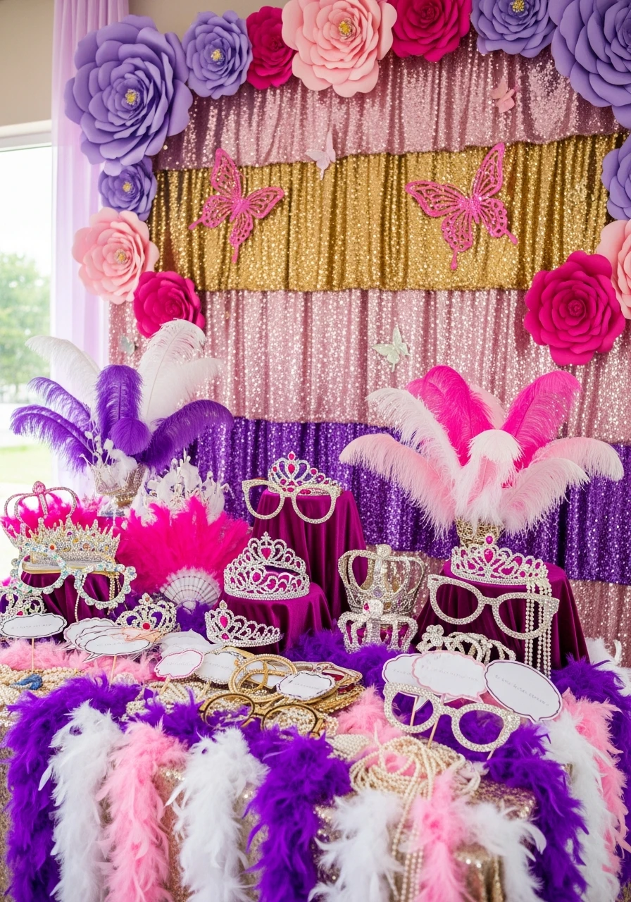 Set Up a Photo Booth - Fancy Nancy birthday party ideas: 50 Ways to Go Ooh-La-La!