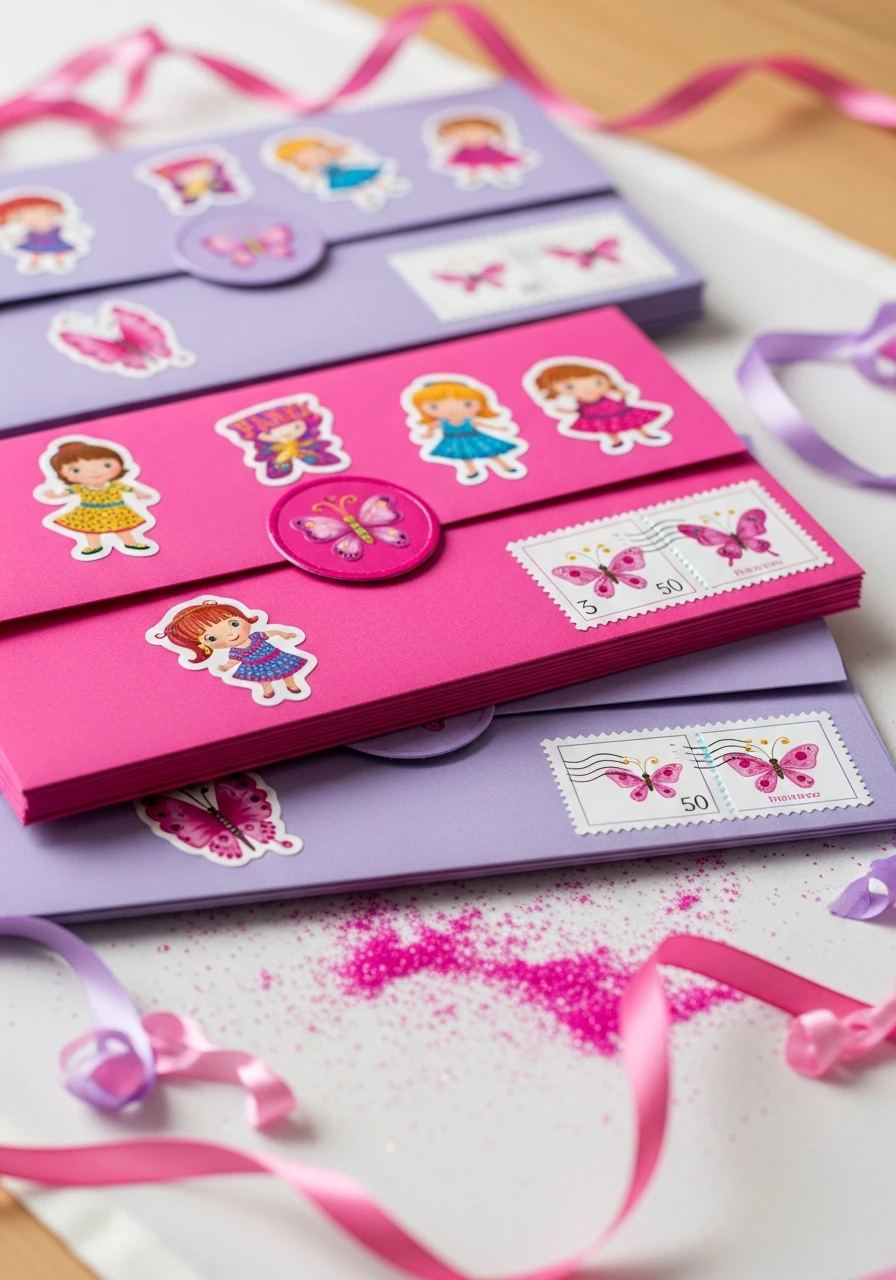 Decorate the Envelopes - Fancy Nancy birthday party ideas: 50 Ways to Go Ooh-La-La!