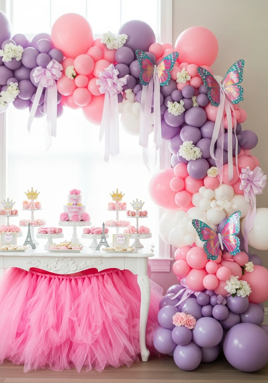 Pink and Lavender Balloons - Fancy Nancy birthday party ideas: 50 Ways to Go Ooh-La-La!