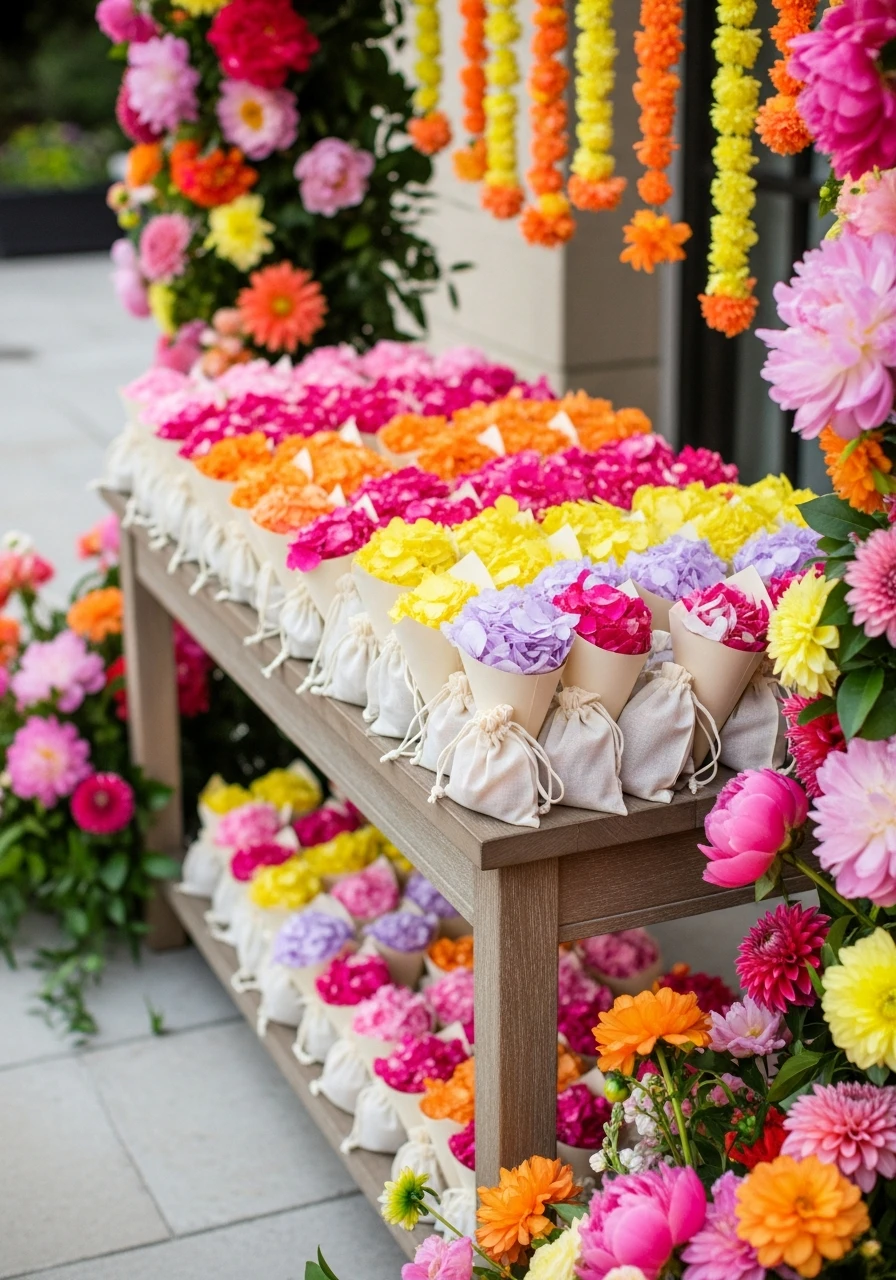 Petal Toss Send-Off - The Ultimate Floral Birthday Party Planning Guide