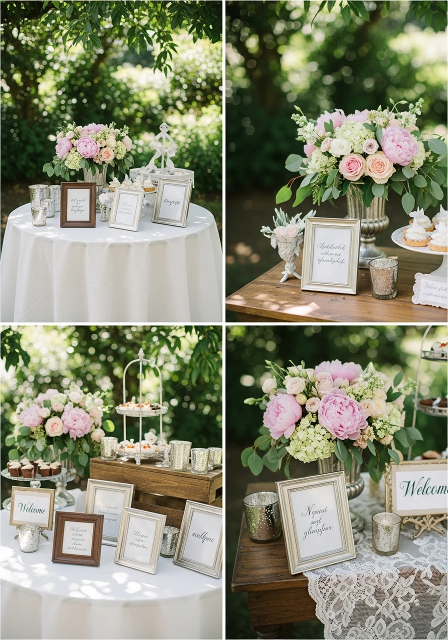 Framed Quote Signs - 35 Brilliant Garden Party Decorations You Need