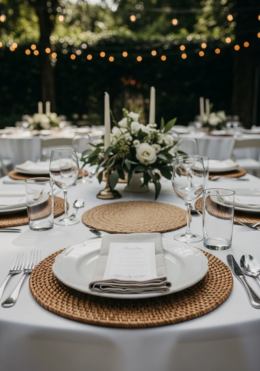 Woven Placemats - 35 Brilliant Garden Party Decorations You Need