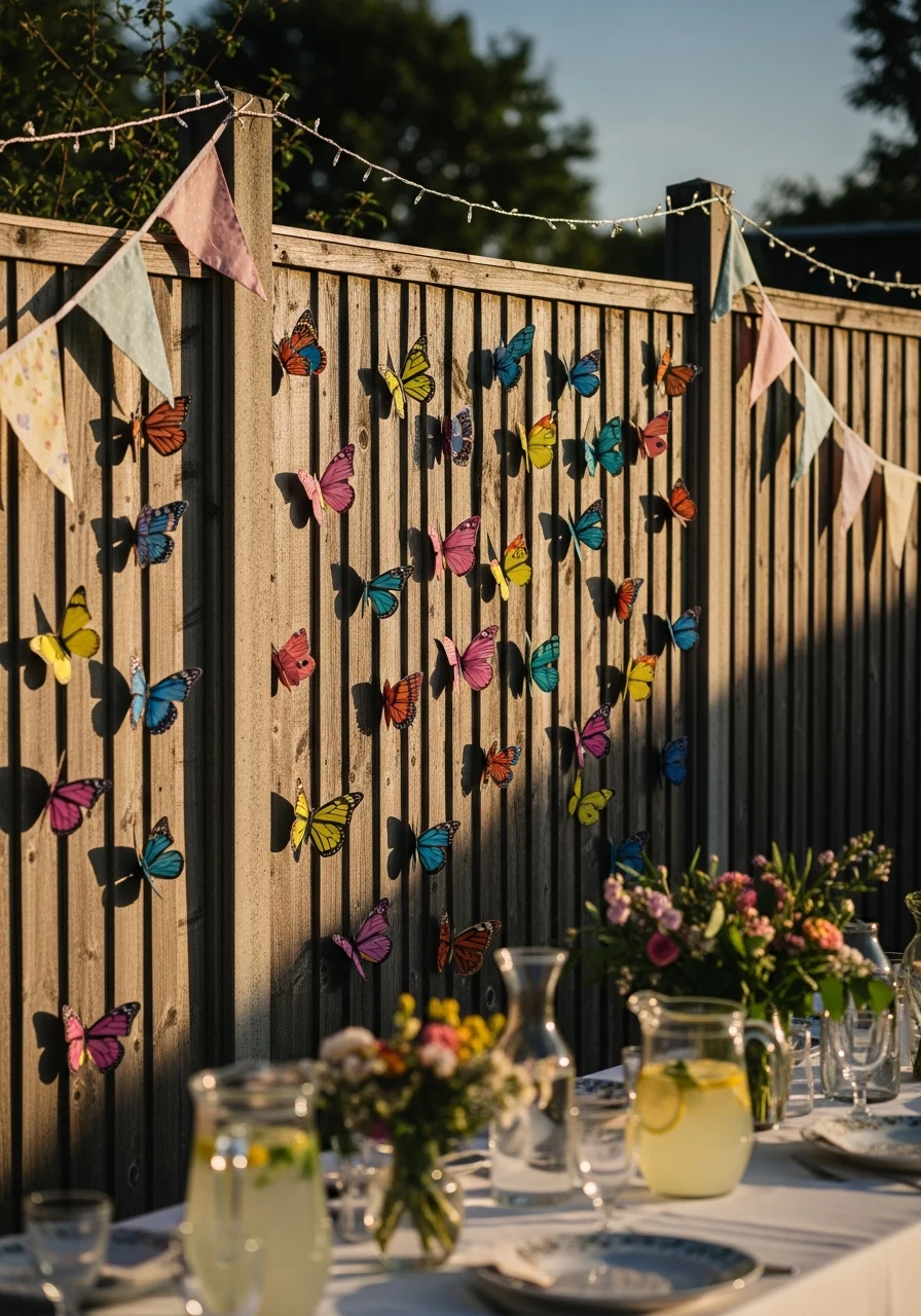 Butterfly Wall Decals - 35 Brilliant Garden Party Decorations You Need