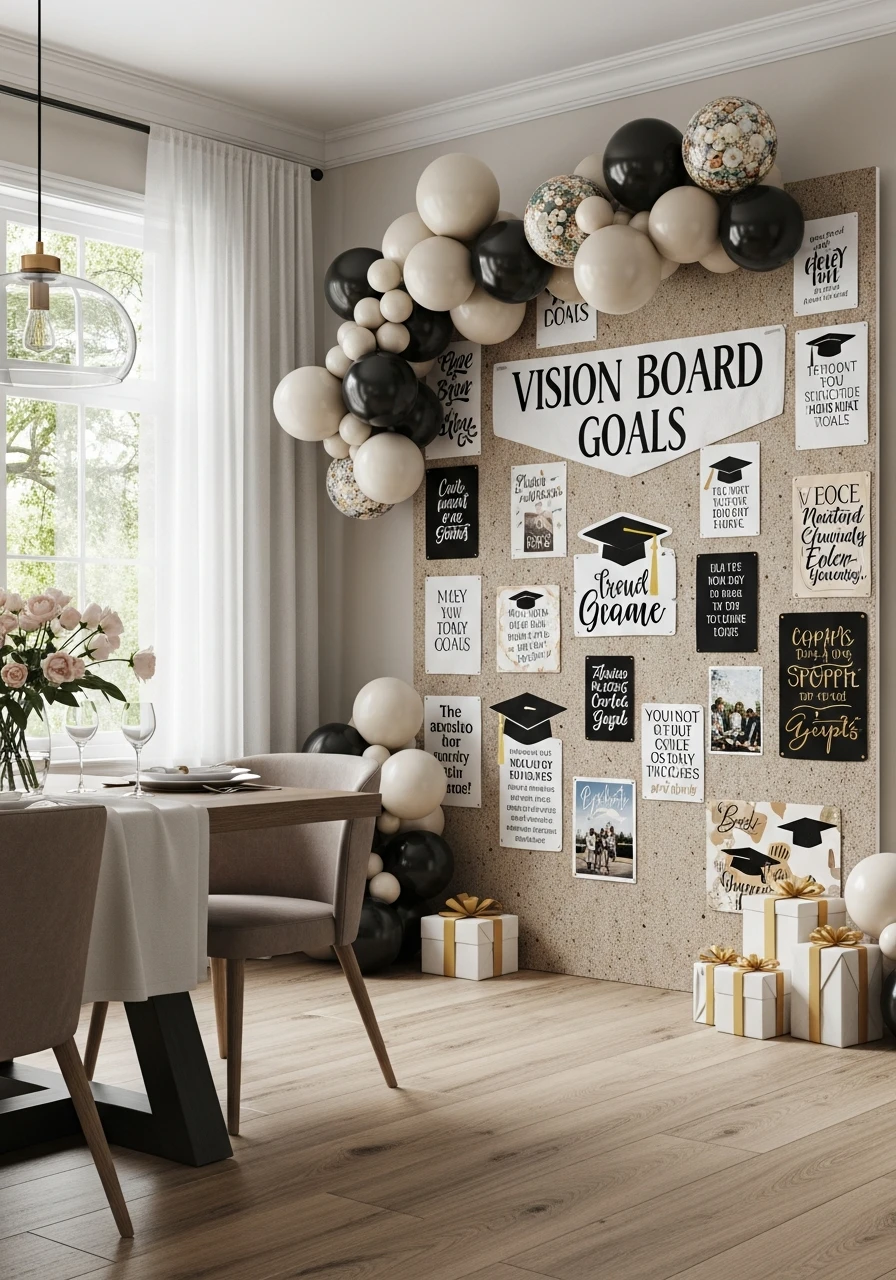 Vision Board Goals Backdrop