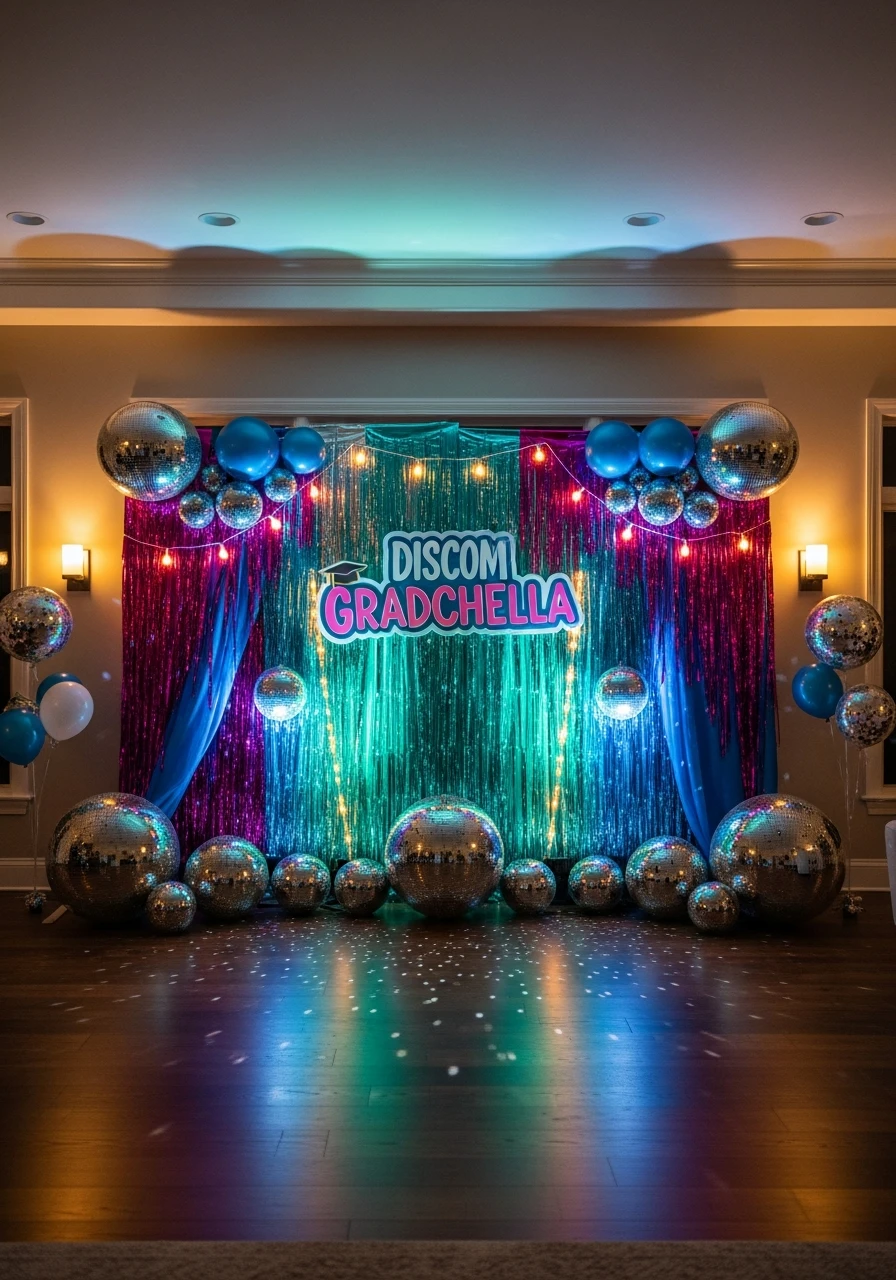 Disco Gradchella Backdrop
