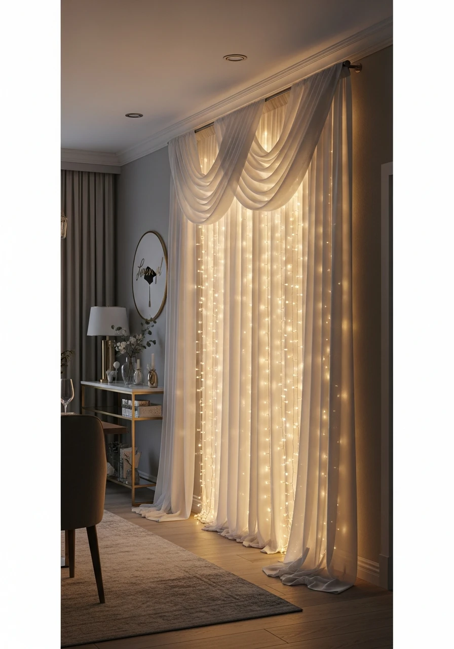 Light-Up Curtain Backdrop