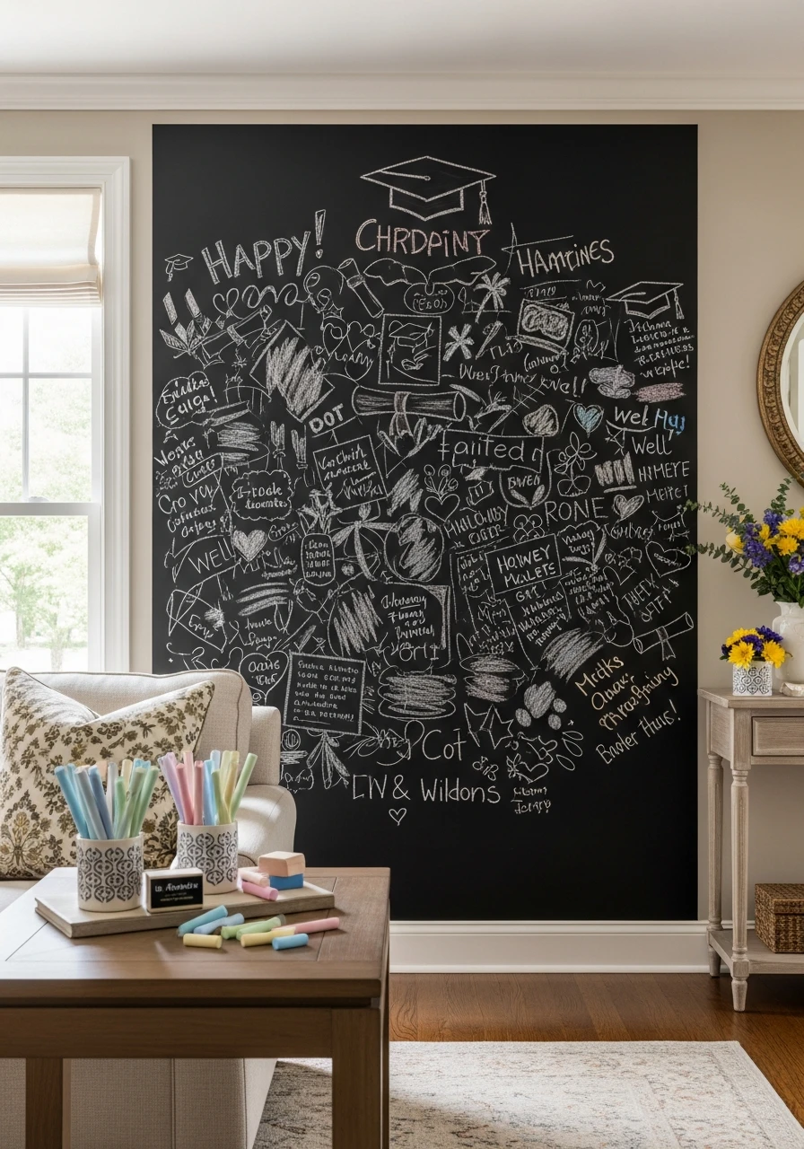 Chalkboard Message Wall