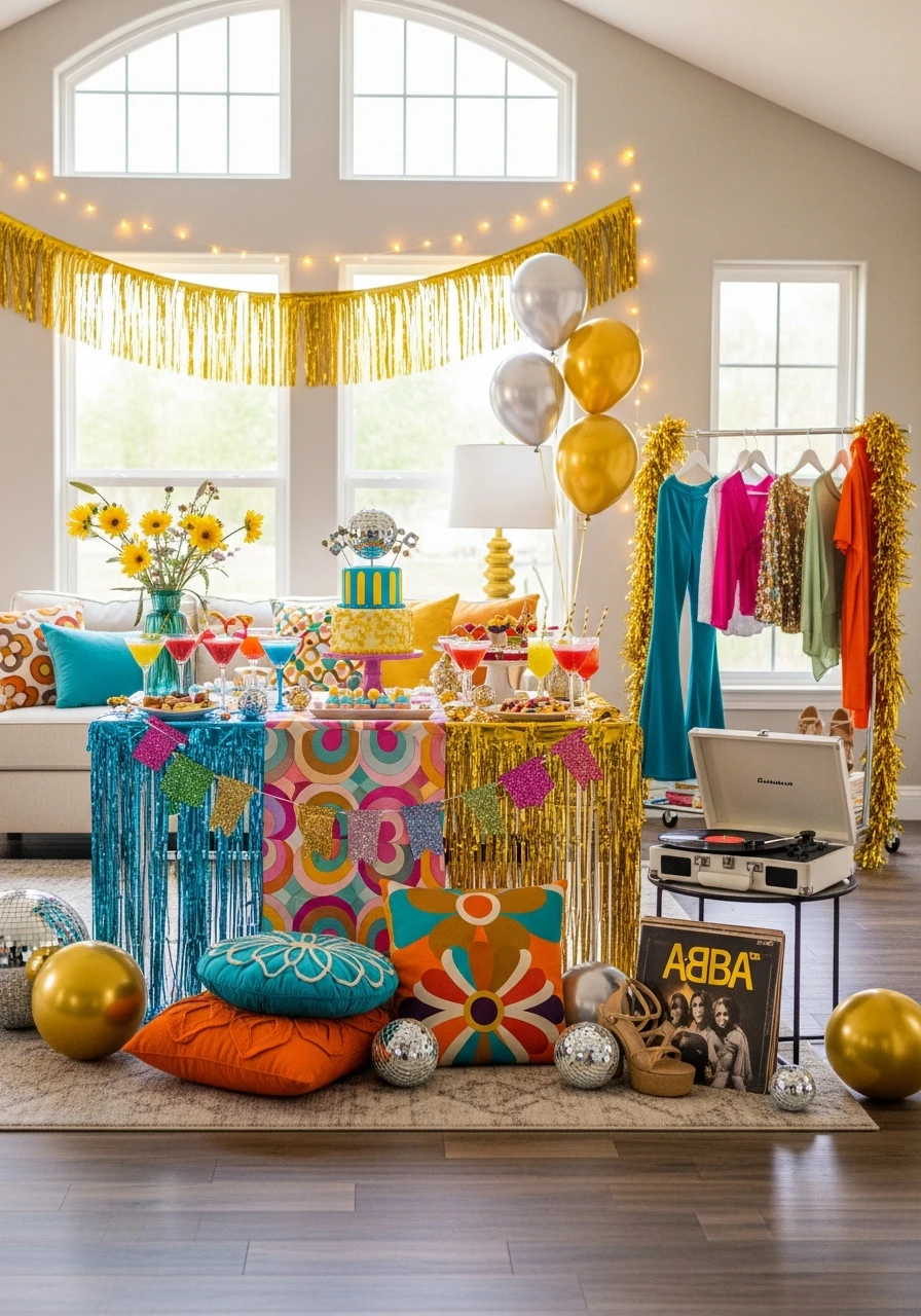 Retro 70s Costume Party